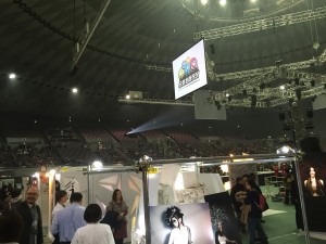 大阪モード学園　卒業製作　大阪市中央体育館　展示ブースパーティション７